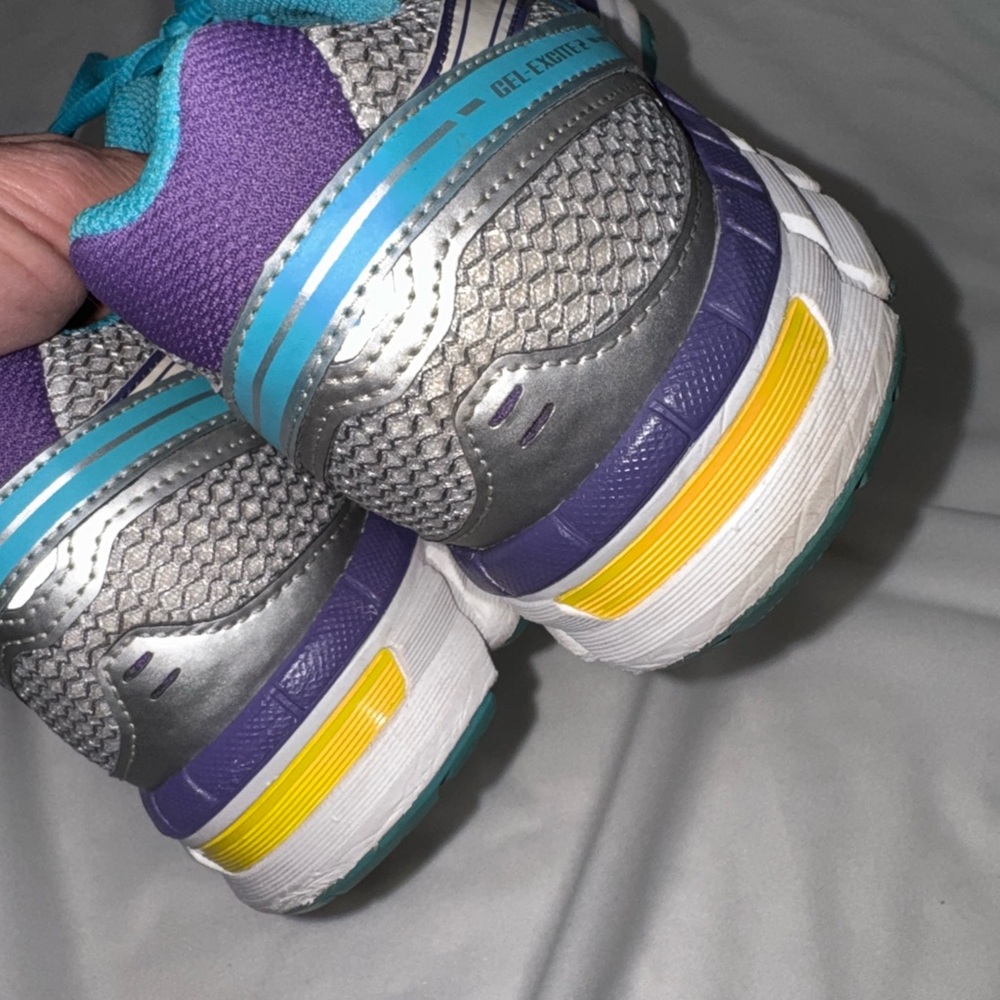 ASICS Gel excite 2 women’s Running Shoes - Purple and Blue - Picture 8 of 10